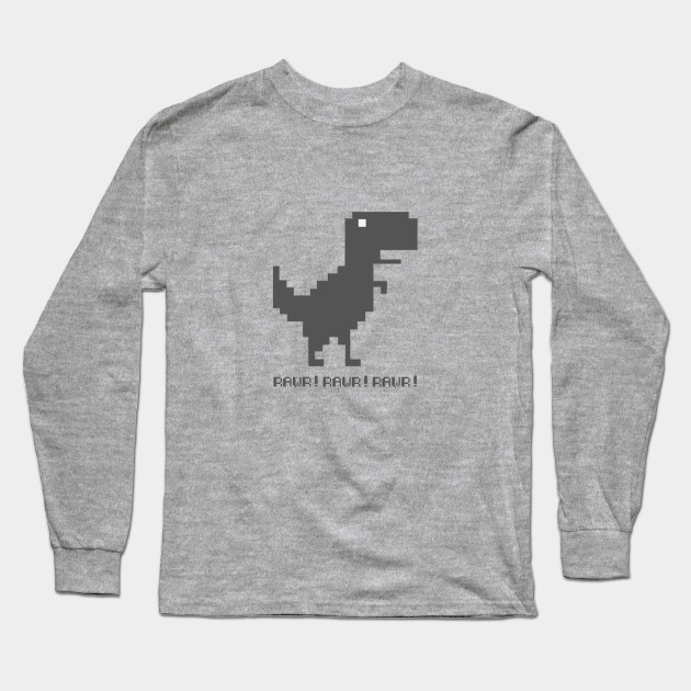 Chrome T-Rex Dinosaur Rawr!